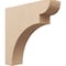 Ekena Millwork 8"W x 32"D x 32"H Thin Yorktown Rough Cedar Woodgrain TimberThane Corbel, Primed Tan CORUR08X32X32YORRCPR - alternate 1